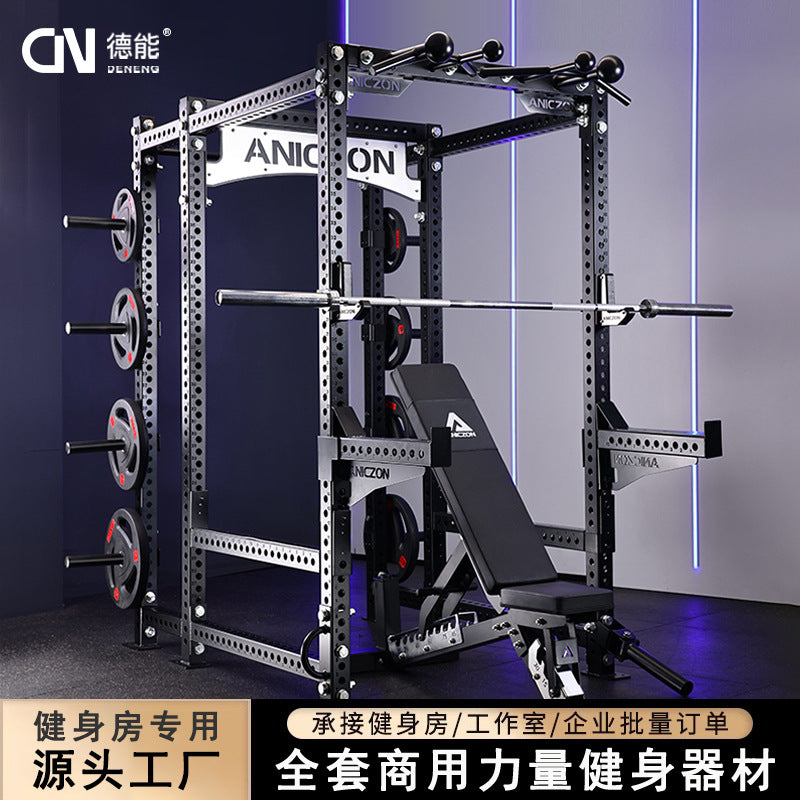 Multi-functional Smith Machine Power Rack for Home Gym and Commercial Use