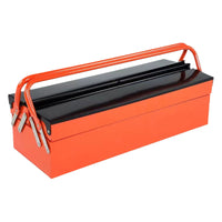 North Bridge Tools Two/Three-Layer Thickened Portable Metal Toolbox for Home Repair and Storage