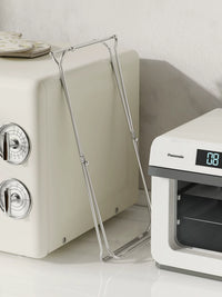 304 Stainless Steel Foldable Trash Bag Holder for Kitchen Countertop