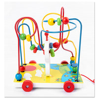 Wooden Educational Animal Bead Maze for Toddlers and Kids 2-6 Years Old