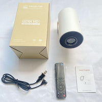 HY300 Mini Portable Projector with Screen Mirroring for Home and Outdoor Use