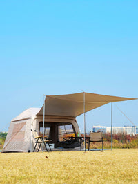 Ant Tribe Outdoor Automatic Inflatable Tent with Canopy, Portable Folding Camping Equipment for Overnight Stays