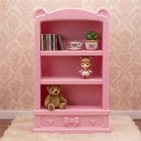 1:12 Scale Miniature Bookshelf for Dollhouse Decoration