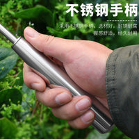 Stainless Steel Hand Rake for Gardening and Clam Digging, 3-7 Tine Soil Loosening Tool