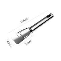 Stainless Steel Ice Scraper and Shovel for Freezer Defrosting and Kitchen Use