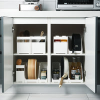 Japanese Style Thickened Plastic Storage Basket for Kitchen & Bathroom Organization