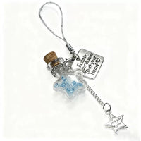 Ins Style Jasmine Maple Ginkgo Wind Chime Pendant for Phone Case Bag Camera Keychain