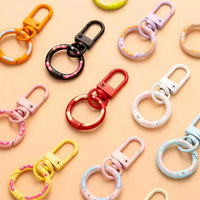 Cute Cartoon Donut Keychain Pendant for Bags and Couples