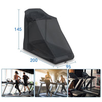 210D Oxford Fabric Treadmill Cover Waterproof Dustproof UV Protection for Indoor Outdoor Fitness Equipment