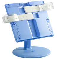 Adjustable Ergonomic Book Stand for Kids, Portable Desktop Reading Holder for Students, Document Holder with Page Clips