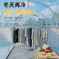 Household Greenhouse Warm Room Insulation Shed Frame for Succulents and Plants, Simple Rural Sunroom