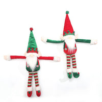 Christmas Elf Doll Curtain Tie-Backs for Holiday Decor