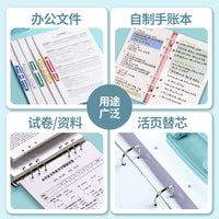 Morandi Color Metal Single/Double Hole Punch for Loose-Leaf Binders and Document Binding