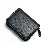 Accordion Card Holder Wallet with Multiple Card Slots and ID Window