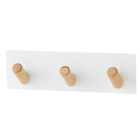 Magnetic Key and Coat Hook Rack for Wall or Door Mounting, Entryway Organizer