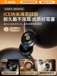 Pressure Regulating Noise Cancelling Earplugs for Air Travel and Sleep