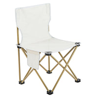 Portable Folding Camping Chair with Backrest, Thickened Oxford Cloth Fishing Stool for Outdoor Activities