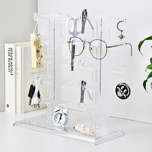 Detachable Acrylic Eyeglass Display Stand with Base for Sunglasses and Optical Frames