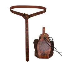 Medieval Celtic Viking Knight Cosplay Costume Accessories Set for Halloween Carnival