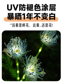 Solar Hydrangea/Lycoris Flower Garden Stake Lights Outdoor Waterproof Landscape Decorative Lawn Lamps