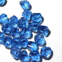 Blue Glass Beads Artificial Crystal 1.5cm Size Crystal Stringing Wire Wrapping Handmade Materials Devil Blue