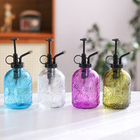 350ml Glass Spray Bottle with Press Pump for Indoor Plants