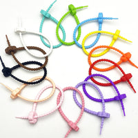 210mm Reusable Silicone Cable Ties for Cord Management and DIY Crafts, 30-Pack