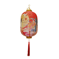 Mid-Autumn Festival DIY Luminous Paper Lanterns - Foldable Oval & Gourd Shapes