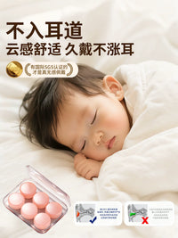 Children's Pressure Relief Earplugs for Air Travel, Reusable Silicone Noise Cancelling Earplugs for Sleeping and Flying