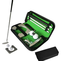 Portable Aluminum Alloy Golf Putter Set, 3-Section Detachable for Travel