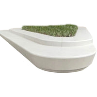 UHPC Concrete Planter Bench for Outdoor Seating and Tree Surrounds