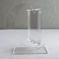 Acrylic Rotating Photo Frame Stand for 3-inch Cards