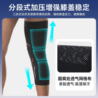 Basketball Sports Knee Brace Anti-Collision Shock Absorption Compression Breathable Knee Sleeve for Running Cycling