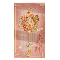 Butterfly Dream Tassel Bookmark, Chinese Style Hollow Metal Bookmark with Gift Box