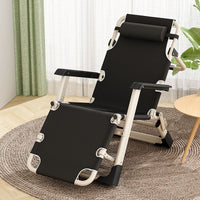 Folding Recliner Lounge Chair for Office Nap, Outdoor Beach, or Camping