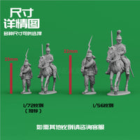 Franco-Prussian War Bavarian Infantry & Cavalry 3D Printed Miniatures for Tabletop Wargaming