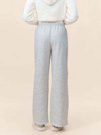 YESCCI Unisex Fleece Lined Straight Leg Sweatpants for Winter