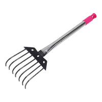 5-7 Tine Clam Rake for Beachcombing, Shellfish Harvesting, and Weeding