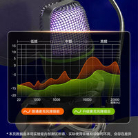 RGB Gaming Microphone for PC with Extended Gooseneck and HD Audio