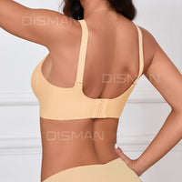 Plus Size Jelly Support Seamless Invisible Bra for Women, Lift Up Small Chest, Gathered, Comfortable and Breathable Summer Bra