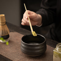 Japanese Matcha Tea Ceremony Set with Ceramic Whisk Holder and Bowl
