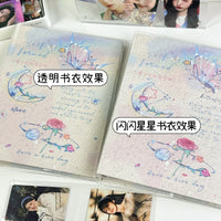 A5 Rose Planet Butterfly 4-Pocket Photocard Binder with Hard Cover for Kpop Photocards