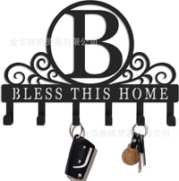 Creative Letter Wall Hooks for Home Entryway and Door Back Storage