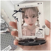 Acrylic Photo Card Holder Stand for 3-inch Kpop Photocards