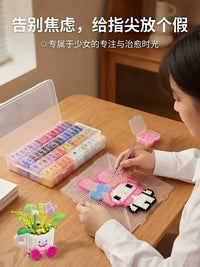 Perler Beads Kit with Tools and Refill Packs for Kids' Crafts