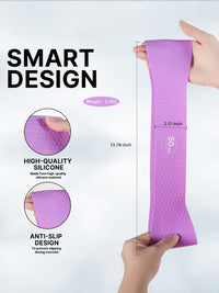 Silicone Resistance Bands for Yoga, Fitness, Glute and Shoulder Training, Tear-Resistant & Odorless
