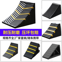 Portable Heavy-Duty Rubber Wheel Chock for Trucks and Cars