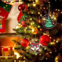 Clear Blank Acrylic Round Discs for DIY Crafts, Christmas Ornaments, Keychains, and Guka Accessories