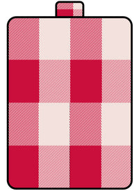 Waterproof Picnic Blanket with Grid Pattern, Moisture-Proof Outdoor Mat