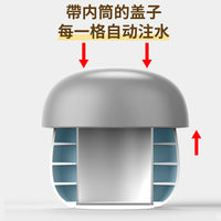Silicone Ice Cube Maker Cup with Lid for Crushed Ice and Storage